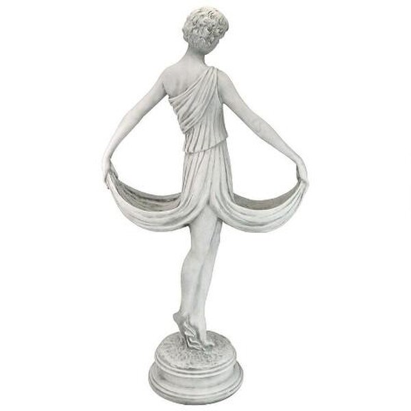 Isadora Duncan Birdbath Garden Ballerina Statue Feeder Dance Dancing